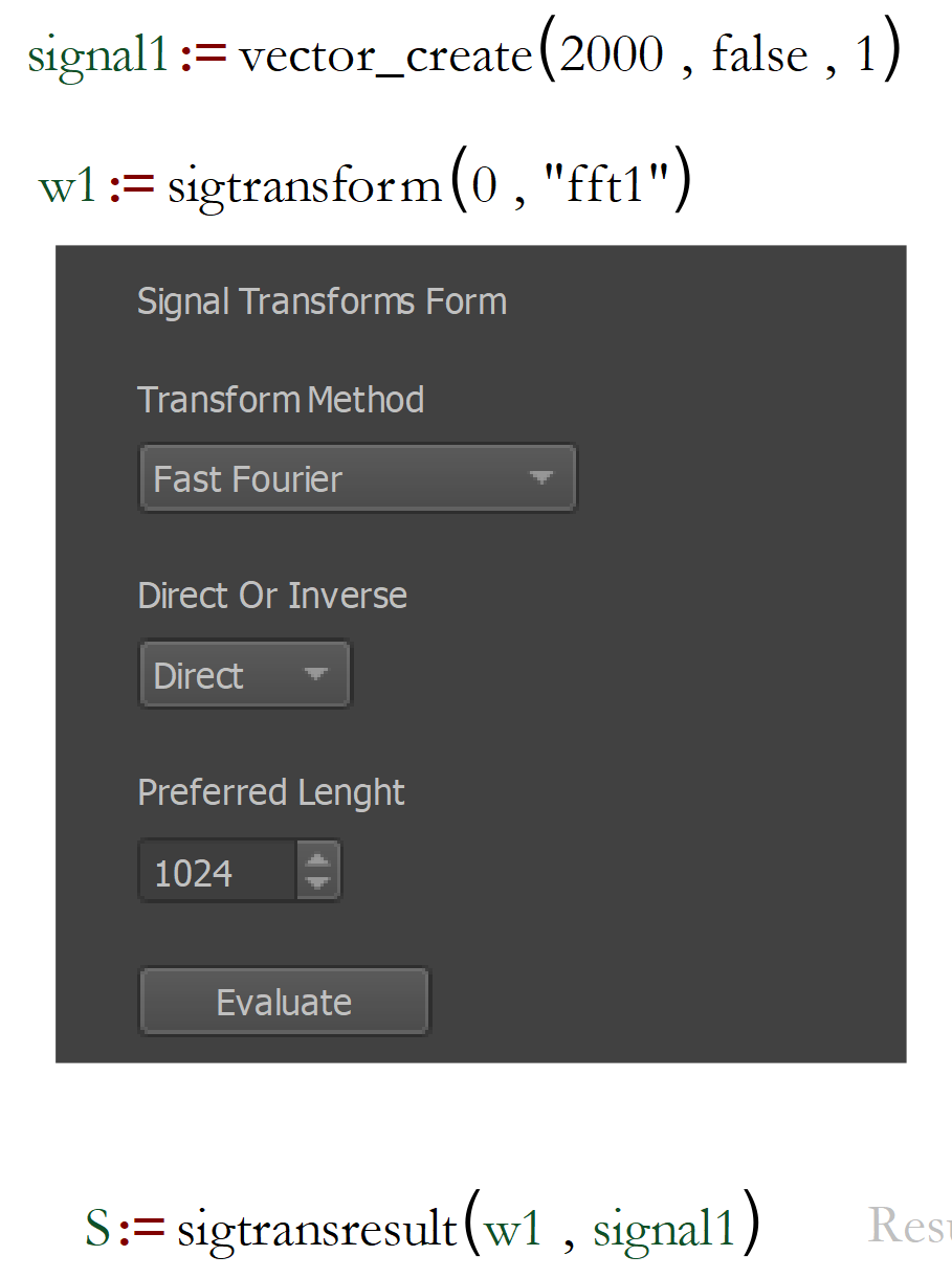 signal transforms toolkit